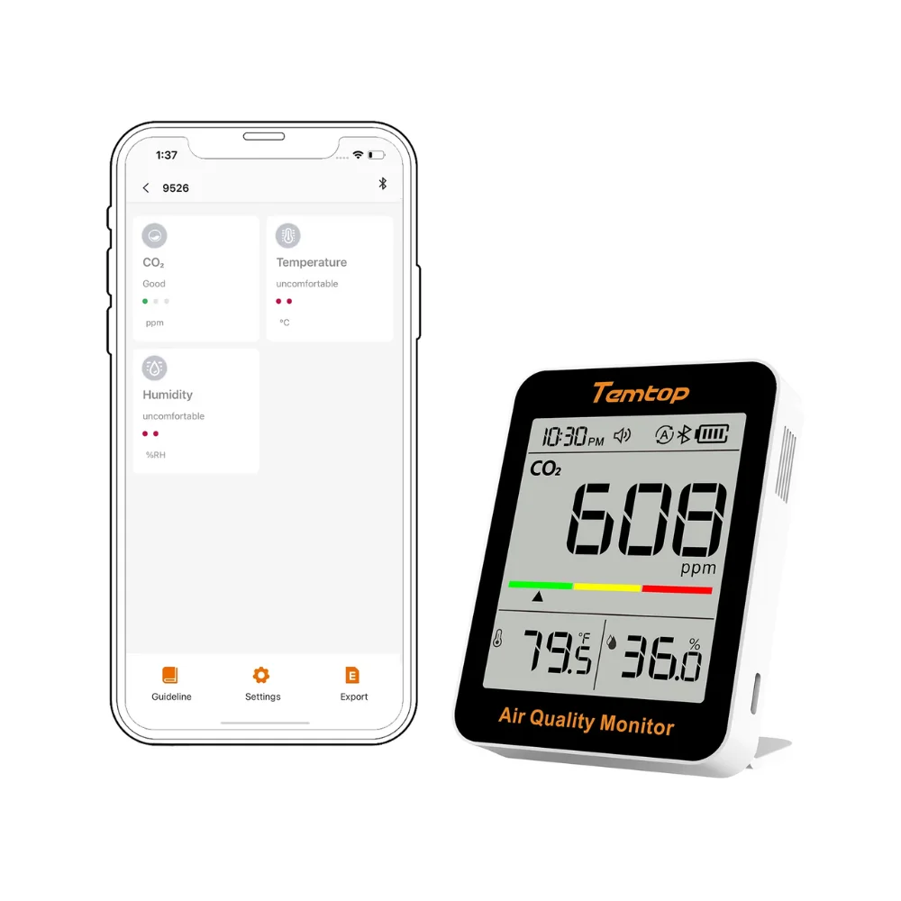 Máy đo chất lượng không khí trong nhà Temtop C1+