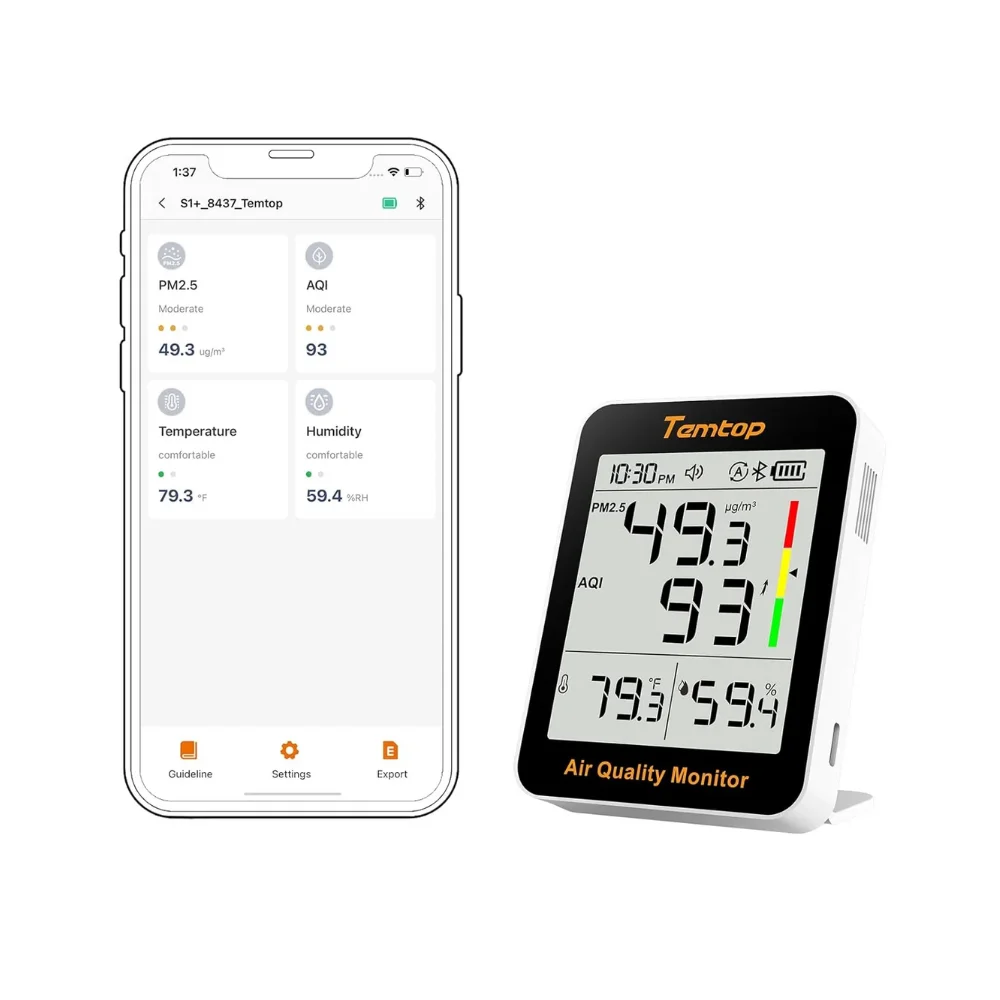 Máy đo chất lượng không khí trong nhà Temtop S1+