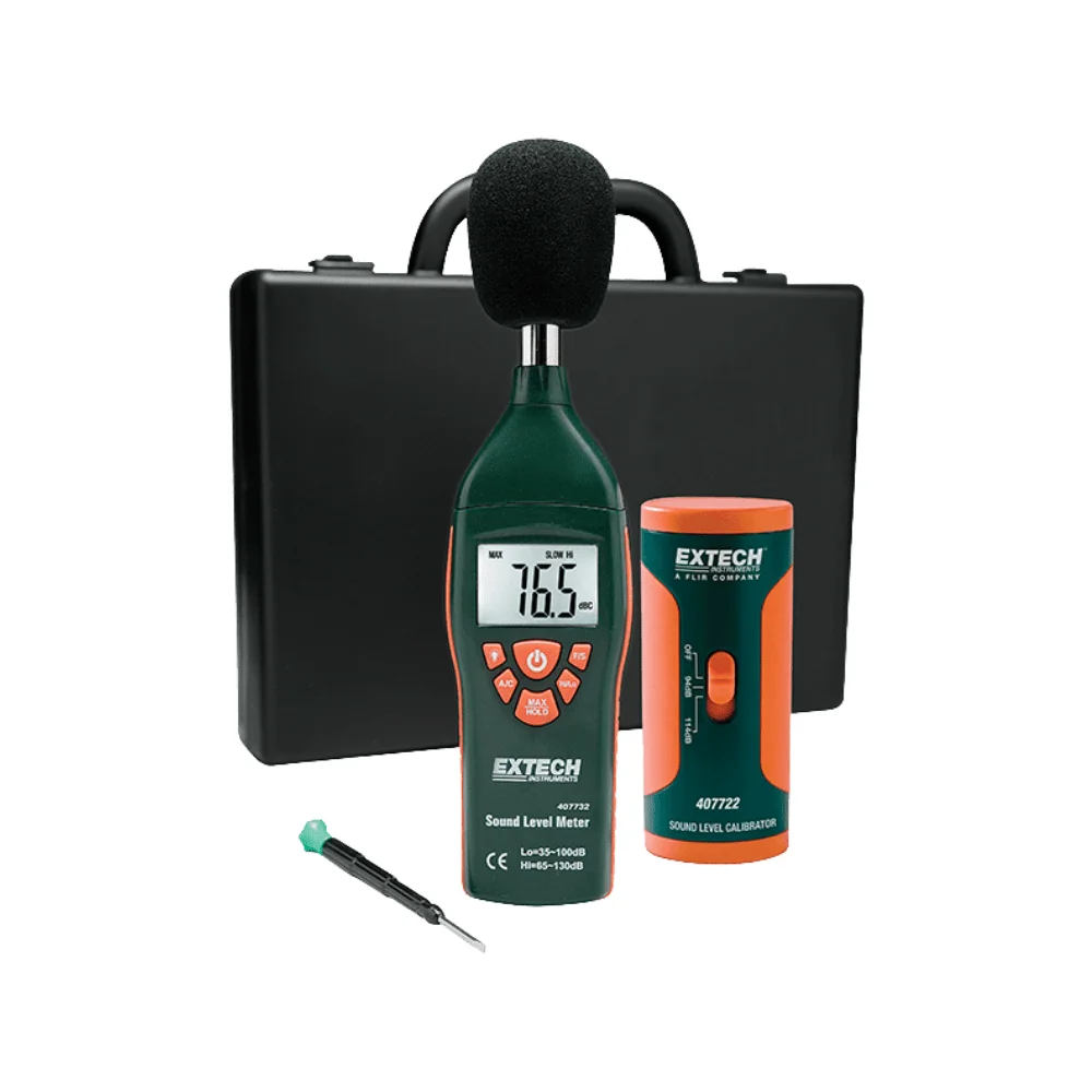 Máy đo mức âm thanh Extech 407732-KIT Máy đo mức âm thanh Extech 407732-KIT