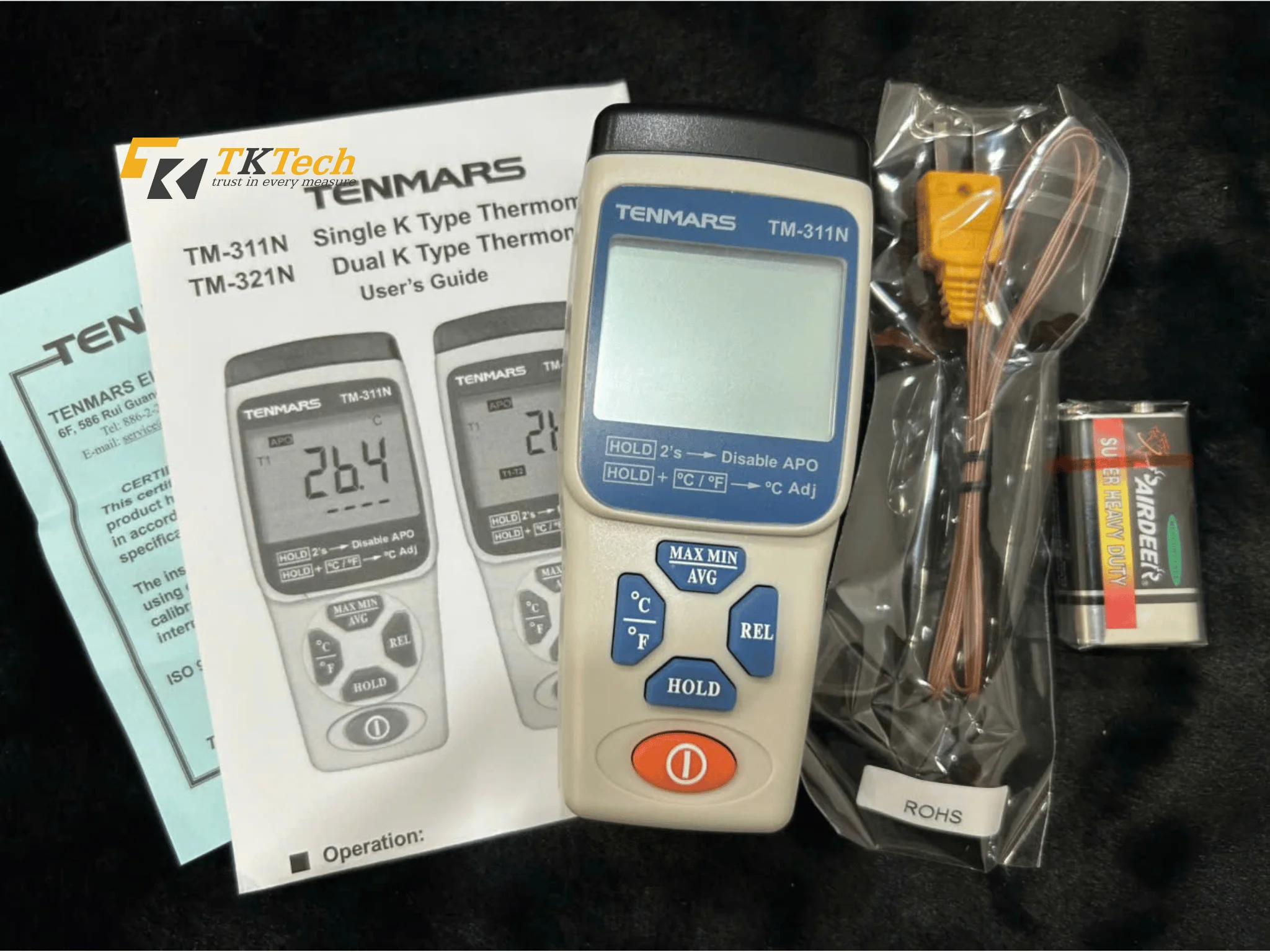 Phụ kiện Máy đo nhiệt độ Tenmars TM-311N