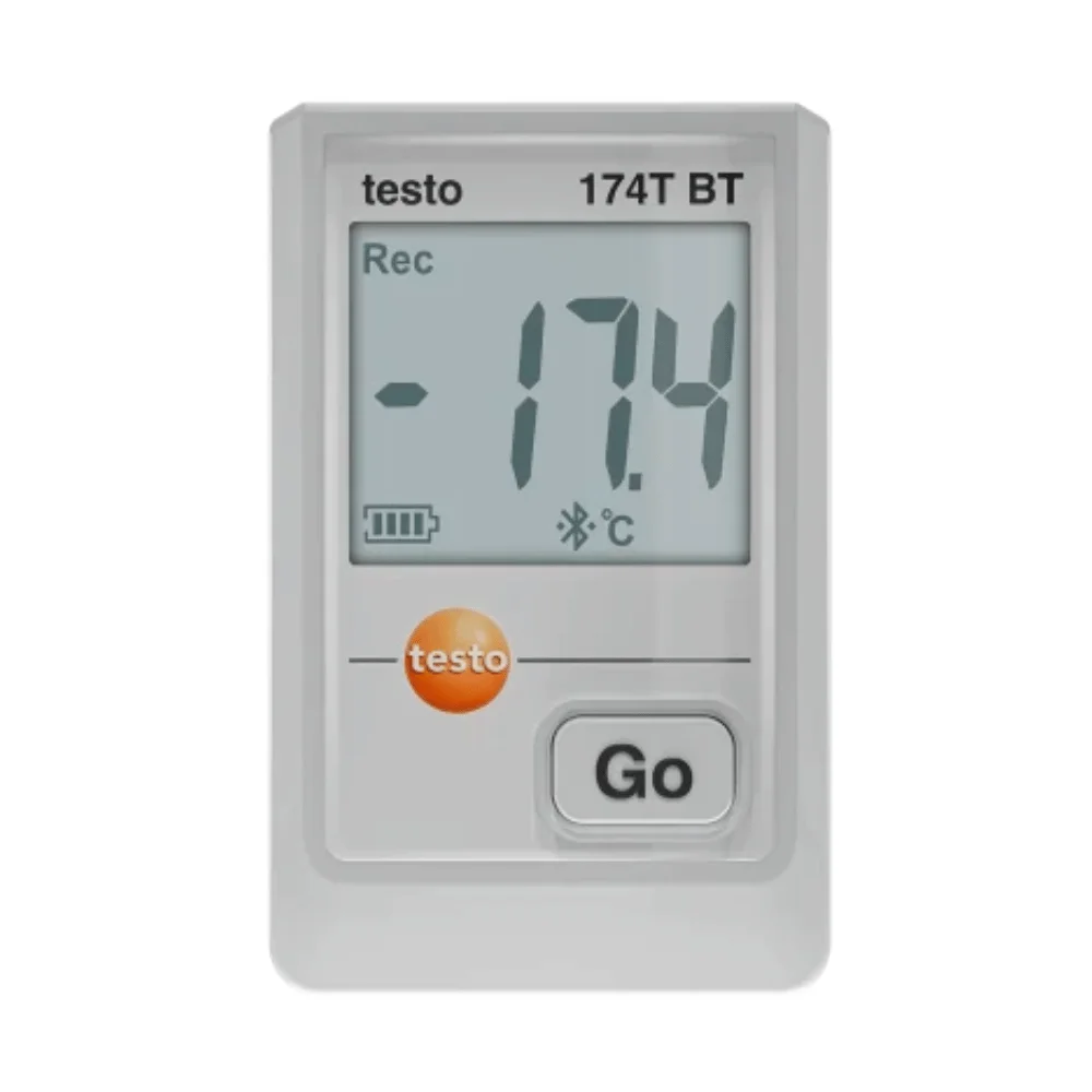 Máy ghi dữ liệu nhiệt độ mini có Bluetooth Testo 174 T BT - Màu trắng mã 01