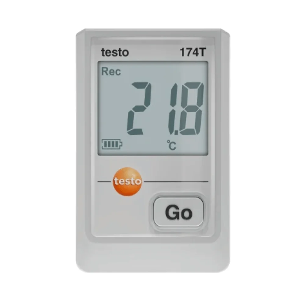 Máy ghi dữ liệu nhiệt độ mini Testo 174 T Máy ghi dữ liệu nhiệt độ mini Testo 174 T - Màu trắng mã 01