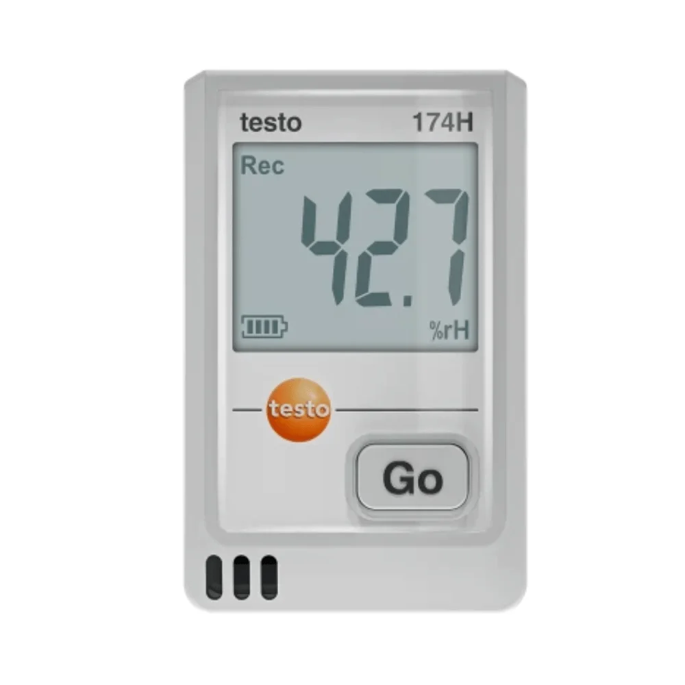 Máy ghi dữ liệu nhiệt độ và độ ẩm mini Testo 174 H - Màu trắng mã 01