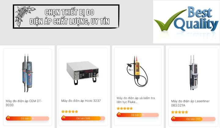 Chọn thiết bị chất lượng tránh lỗi thường gặp khi đo điện áp Chọn thiết bị chất lượng tránh lỗi thường gặp khi đo điện áp