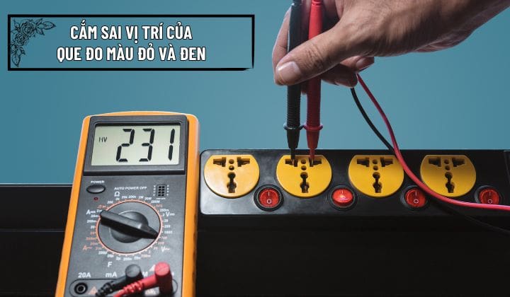 Cắm đúng vị trí của từng loại que đo cam dung vi tri cua tung loai que do