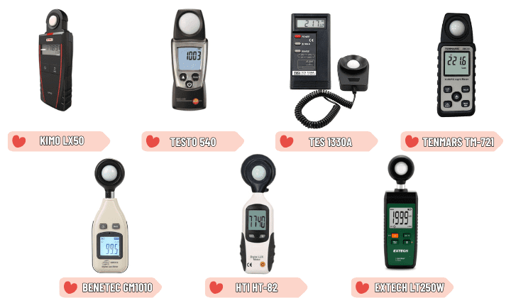 Máy đo ánh sáng các hãng bán chạy nhất TKTECH may do anh sang cac hang ban chay