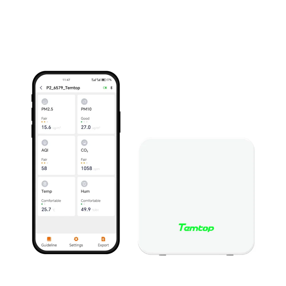 Máy đo chất lượng không khí Temtop P2