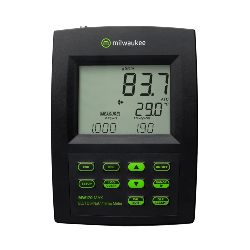 Máy đo EC/TDS/NaCl/Nhiệt độ để bàn Milwaukee MW170 MAX