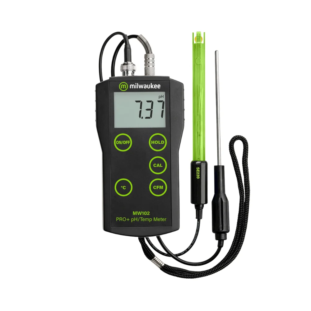 Máy đo pH và nhiệt độ Milwaukee MW102 PRO+ Máy đo pH và nhiệt độ Milwaukee MW102 PRO+
