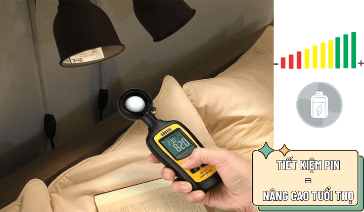 Tiết kiệm pin giúp kéo dài tuổi thọ cho máy tiet kiem pin giup keo dai tuoi tho