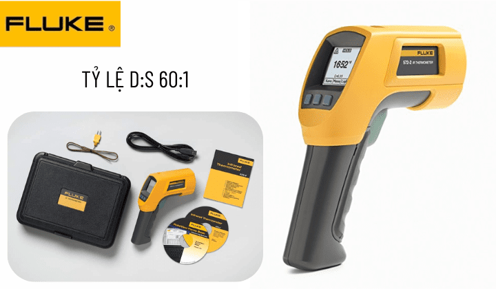Súng đo nhiệt độ hồng ngoại Fluke 572-2