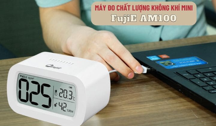 Máy đo chất lượng không khí thiết kế nhỏ gọn FujiE AM100