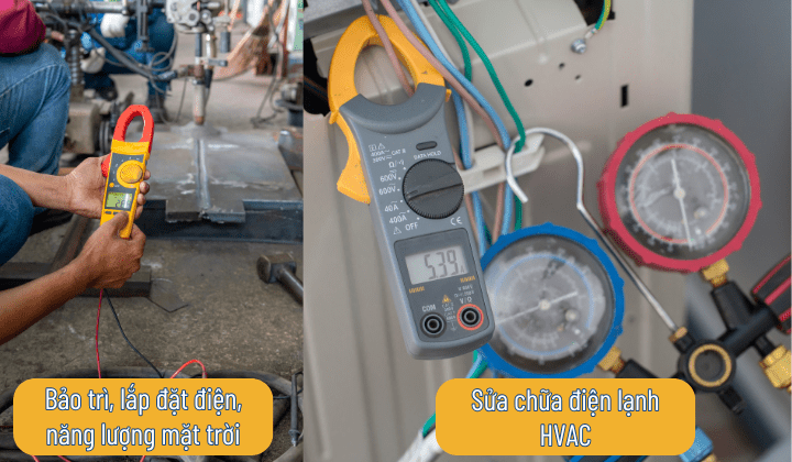 Cách chọn mua ampe kìm theo công việc cach chon mua ampe kim theo muc dich su dung