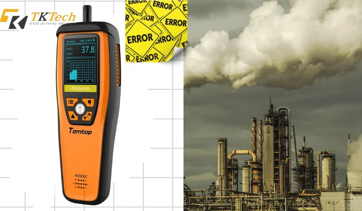 Dấu hiệu phát hiện máy đo không khí bị lỗi