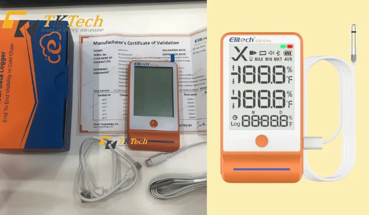 TOP 5 nhiệt ẩm kế Elitech bán chạy nhất 2025 Dòng máy Elitech GSP-6 Pro