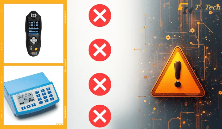 Lỗi thường gặp ở 2 máy quang kế và máy đo màu