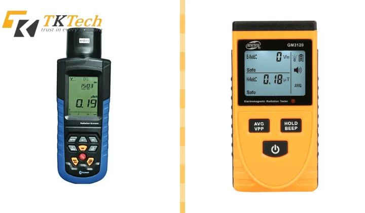Máy đo bức xạ phổ biến