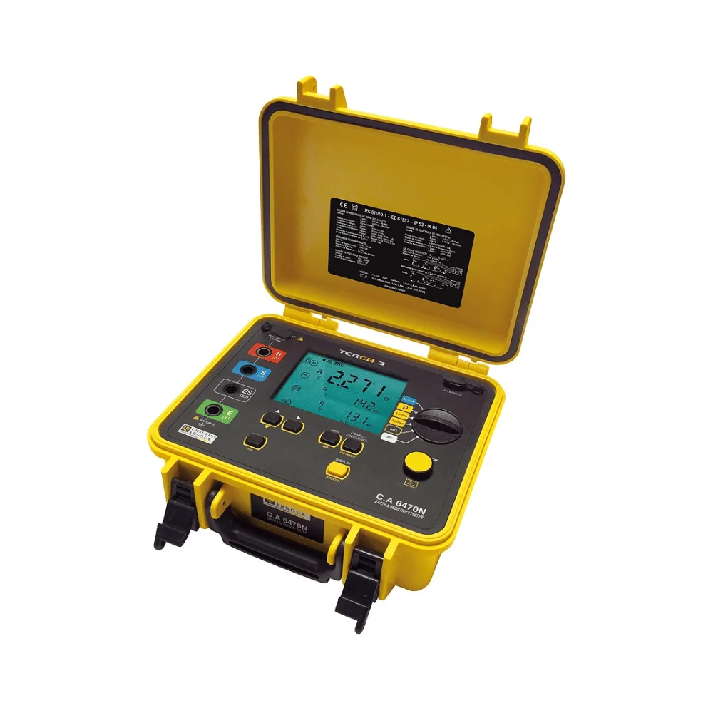 Máy đo điện trở đất đa năng Chauvin Arnoux CA 6470N
