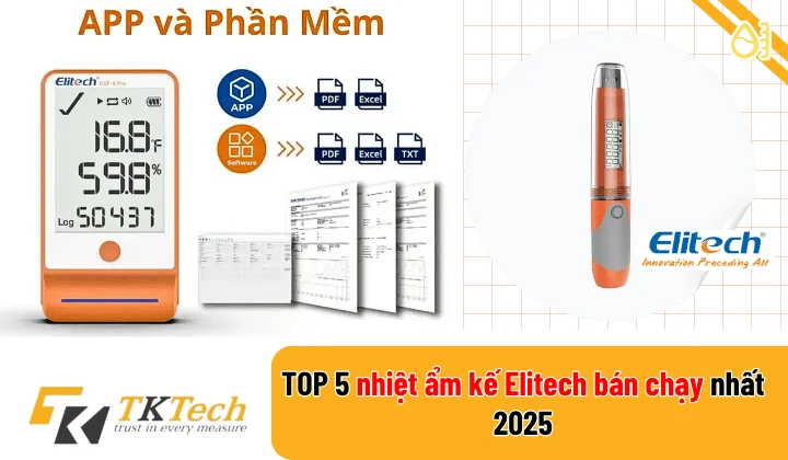 Nhiệt ẩm kế Elitech bán chạy
