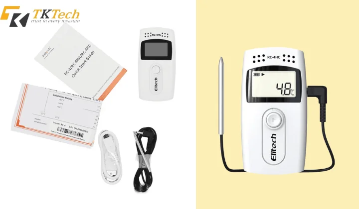 TOP 5 nhiệt ẩm kế Elitech bán chạy nhất 2025 Nhiệt ẩm kế tự ghi Elitech RC-4HC