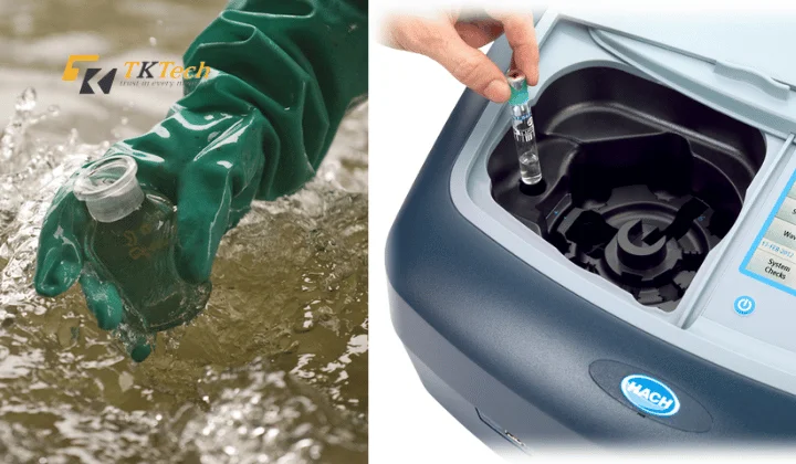 Quy trình sử dụng máy quang phổ trong phân tích chất lượng nước