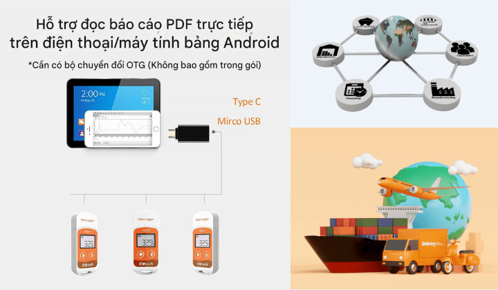 Báo cáo PDF/CSV tự động để kiểm tra và lưu trữ hồ sơ dễ dàng tao bao cao tu dong cho qua trinh van chuyen chuoi lanh
