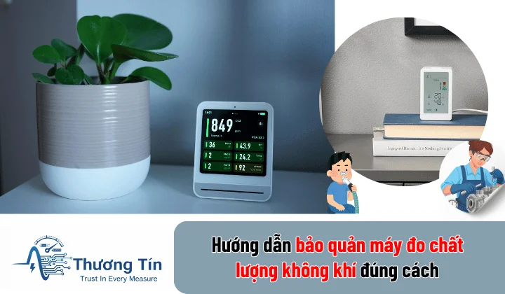 bảo quản máy đo chất lượng không khí