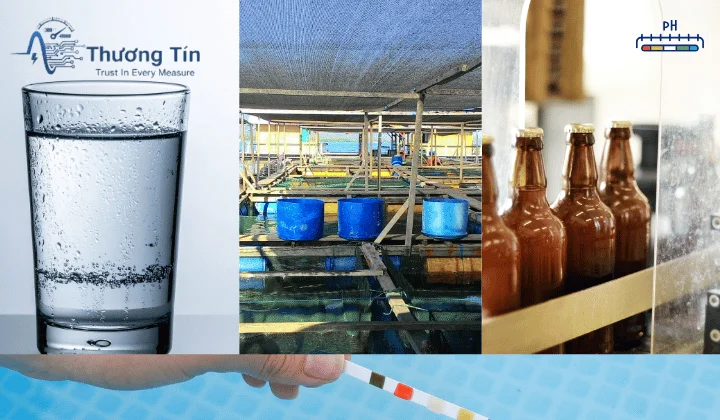 Giá trị pH nước trong các lĩnh vực: sinh hoạt, thủy sản và công nghiệp