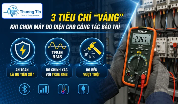 An toàn – chính xác – bền bỉ là 3 yếu tố quan trọng khi chọn máy đo điện