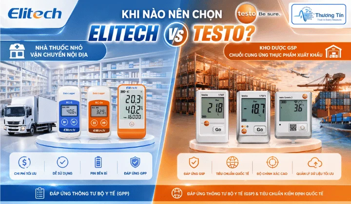 Lựa chọn Elitech hay Testo cho kiểm tra lạnh và HVAC