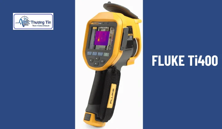 Máy ảnh nhiệt Fluke Ti400 với màn hình hiển thị sắc nét
