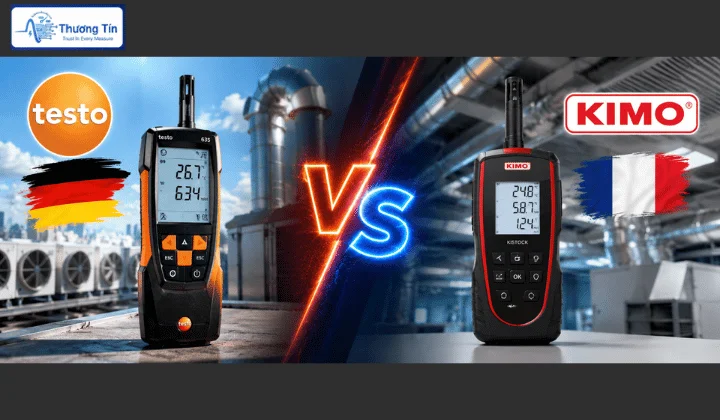 Nên chọn Testo hay Kimo cho kỹ thuật HVAC?