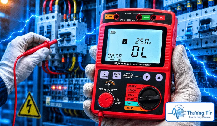 Thiết bị đo điện A-Z: Hướng dẫn toàn diện cho kỹ thuật viên điện 2026 Máy đo điện trở cách điện - Thiết bị kiểm tra an toàn hệ thống điện