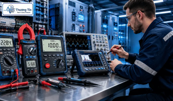 Thiết bị đo điện A-Z: Hướng dẫn toàn diện cho kỹ thuật viên điện 2026 Thiết bị đo điện là gì? Khái niệm cơ bản trong đo lường công nghiệp