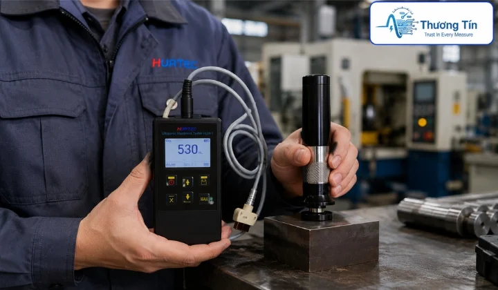 Máy đo độ cứng kim loại Huatec HUH-1 - đo đa thang độ cứng HRC HRB HB
