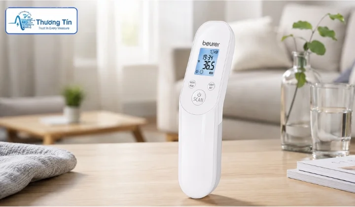 Top 4 nhiệt kế điện tử đáng mua năm 2026 Nhiệt kế điện tử Beurer FT 85 đo thân nhiệt - thương hiệu Đức chính hãng
