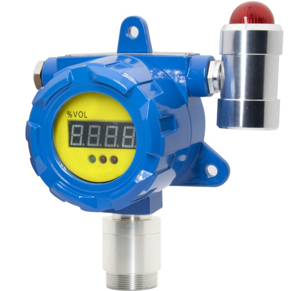 Máy dò khí cố định Bosean BH-60 (có màn hình hiển thị) Máy dò khí cố định Bosean BH-60 chuông cảnh báo linh hoạt