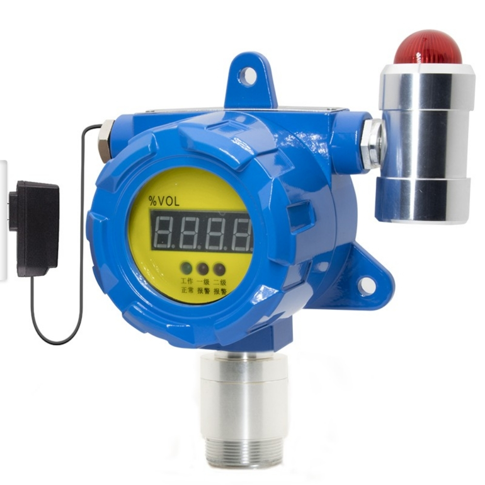 Máy dò khí cố định Bosean BH-60 (có màn hình hiển thị) Thiết bị đo khí cố định Bosean BH-60 vỏ chống cháy nổ