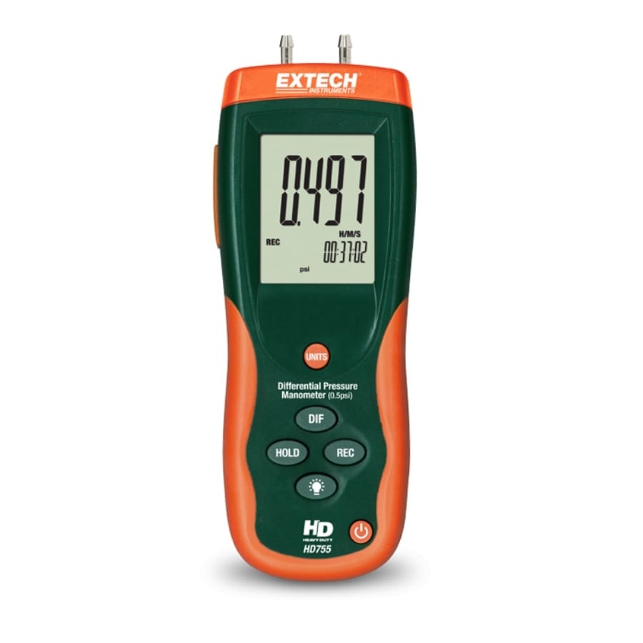 Đồng hồ đo áp suất chênh lệch Extech HD755