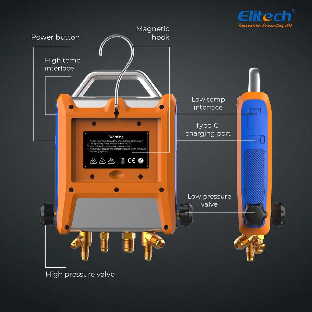 Bộ chia tín hiệu kỹ thuật số HVAC Elitech EMG-40V Elitech-EMG-40V