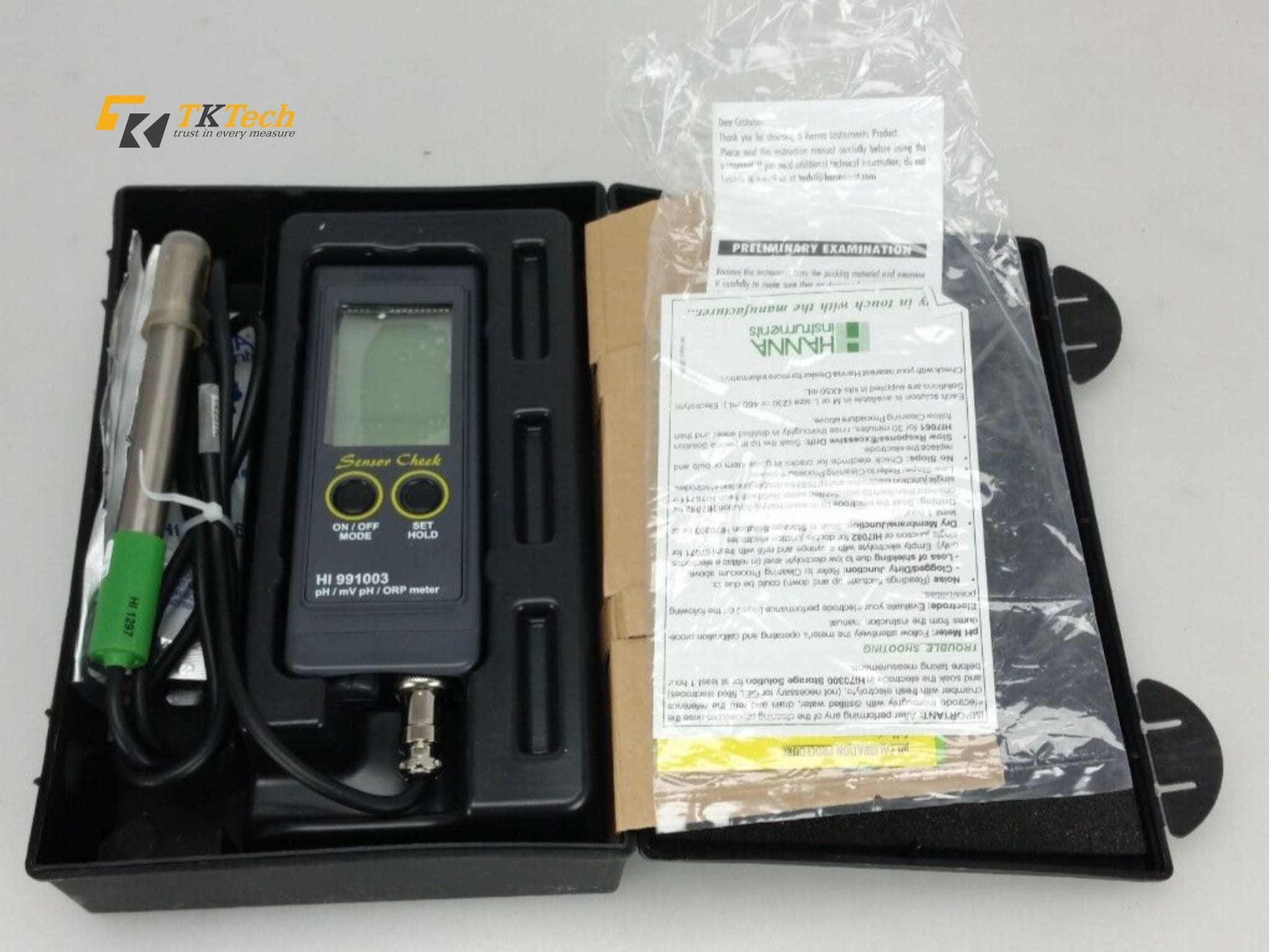 Hình ảnh thật máy Hanna HI991003