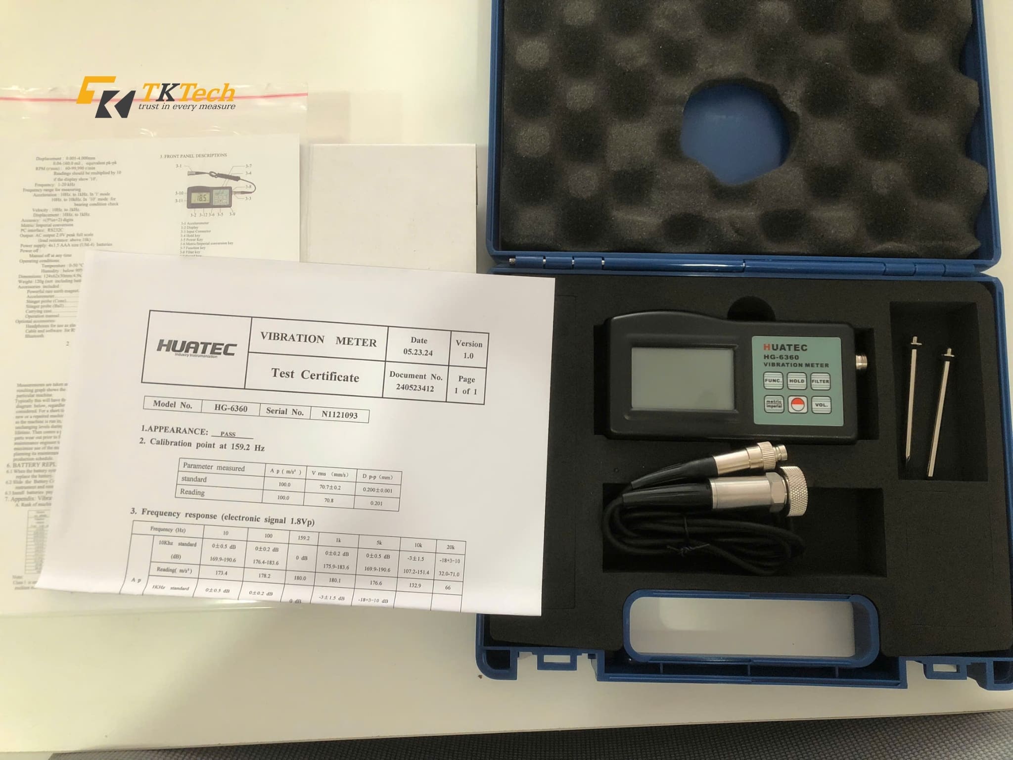 Hình ảnh thật máy Huatec HG 6360