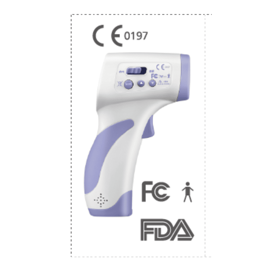 Nhiệt kế hồng ngoại không tiếp xúc y tế được chứng nhận DT 8806H