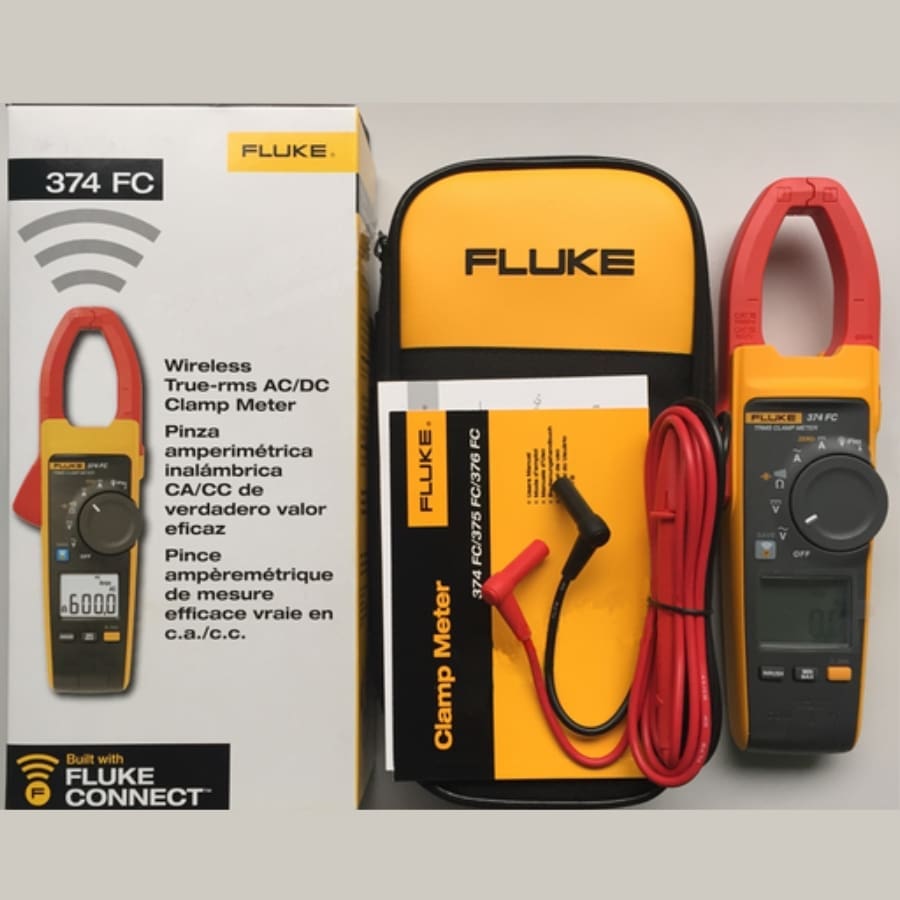 Trọn bộ phụ kiện theo Ampe Kìm Fluke 374 FC True RMS