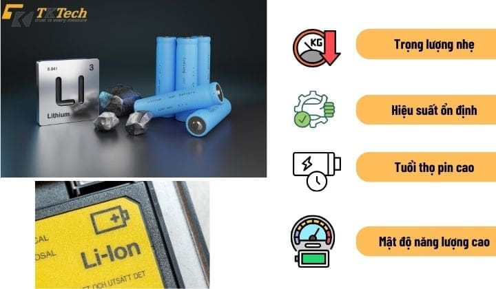 Cảm biến phát hiện khí độc từ pin Lithium-Ion có ưu điểm gì cam bien khi doc su dung pin lithium ion 2