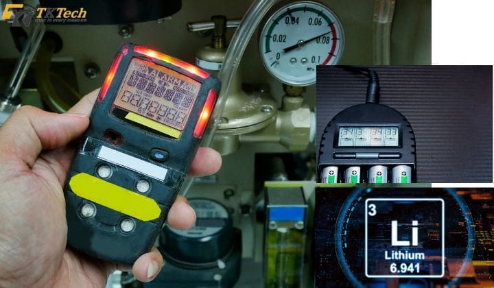 Cảm biến máy dò khí cam bien khi doc su dung pin lithium ion 5