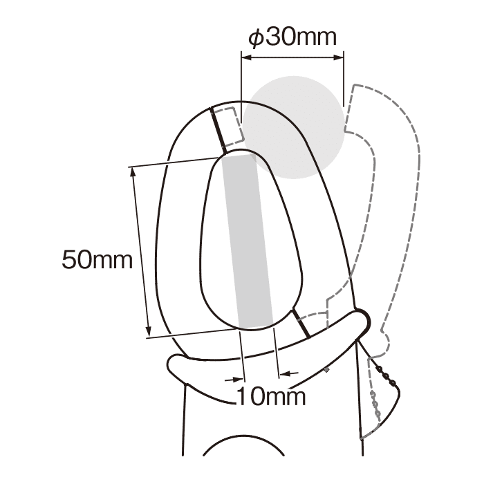Hàm kẹp đo được dây dẫn lên đến Φ30 mm