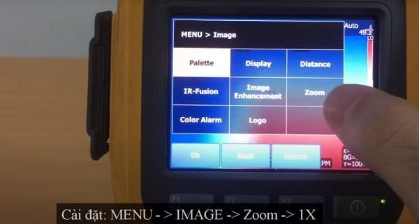 Camera nhiệt bị lỗi màn hình loi camera nhiet