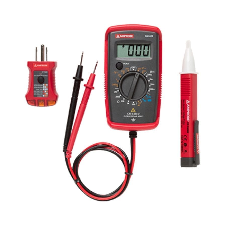 mat chinh dien bo kit kiem tra dien amprobe pk 110