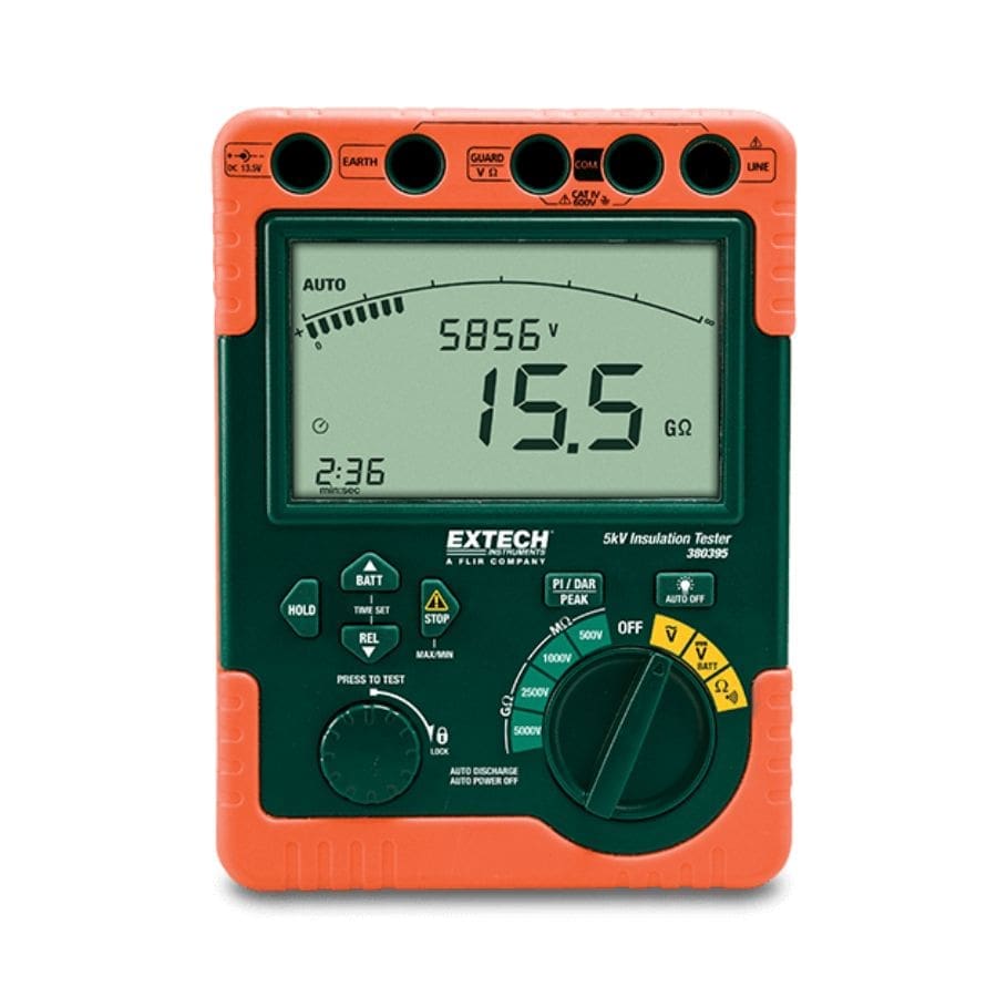 may do dien tro cach dien extech 380395